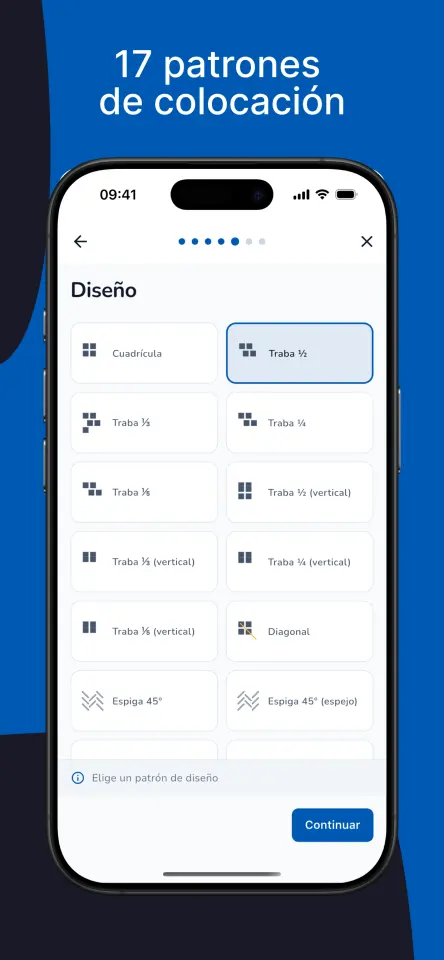 18 patrones de colocación