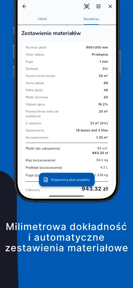 Milimetrowa dokładność i automatyczne zestawienia materiałowe